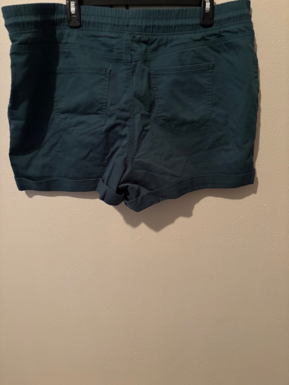 Time and Tru Women's Green Relaxed Fit Knit Short - Size XL